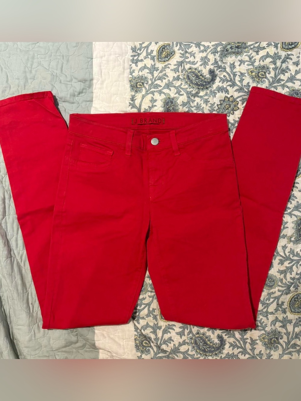 J Brand Women’s Red Skinny Jeans
